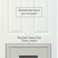 PetSafe Single Panel Replacement Pet Door Insert with Paintable Frame Specifically Designed for Panel Doors, Durable Plastic Frame, Snap-On Closing Panel, for Dogs (up to 220 lbs)