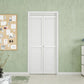 Louver Closet Door, Bi-Fold Doors for 36in×80in Opening,Finished Interior Door Slab,Folding Doors with Hardware,MDF&PVC,White